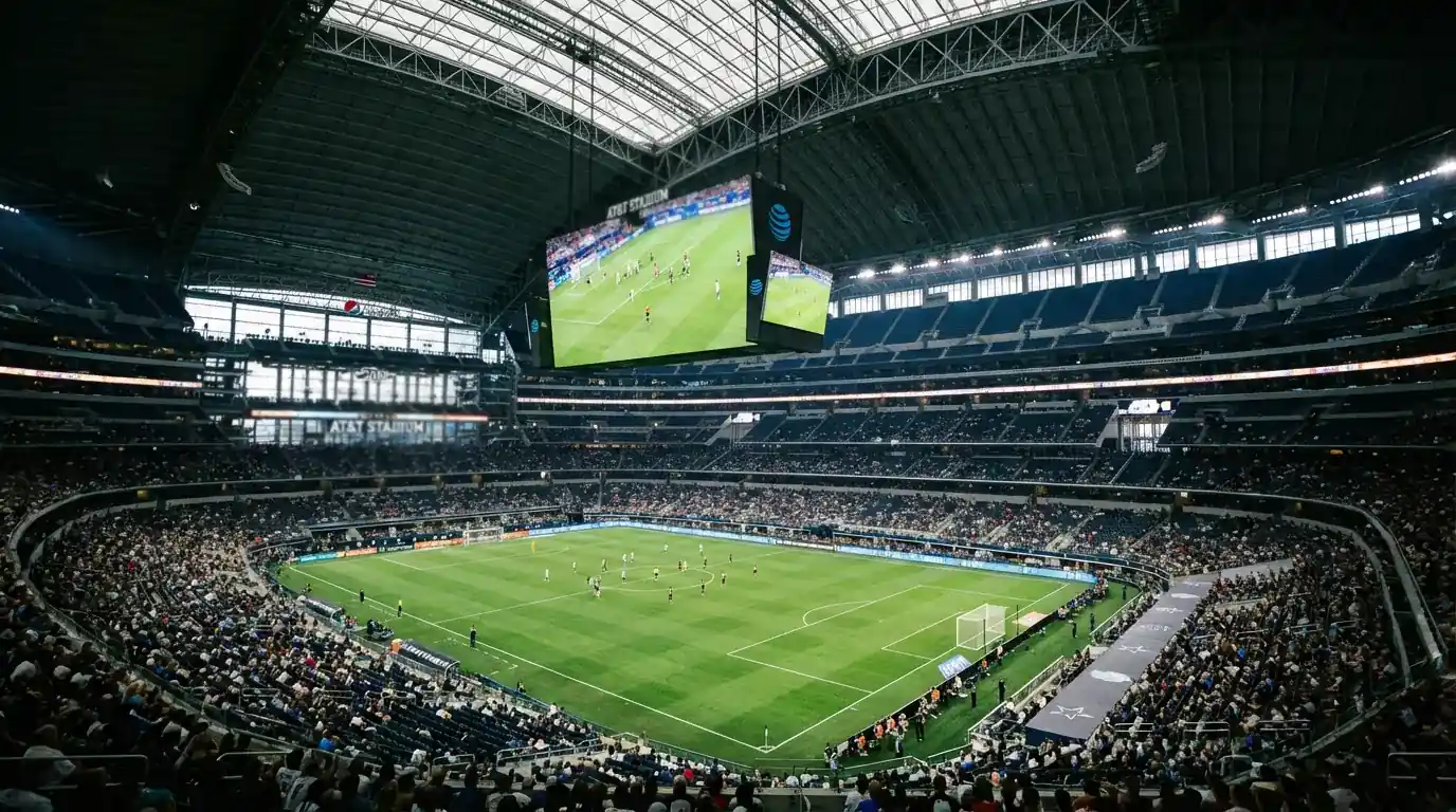 AT&T Stadium zu Arlington Dallas fir d'WM 2026