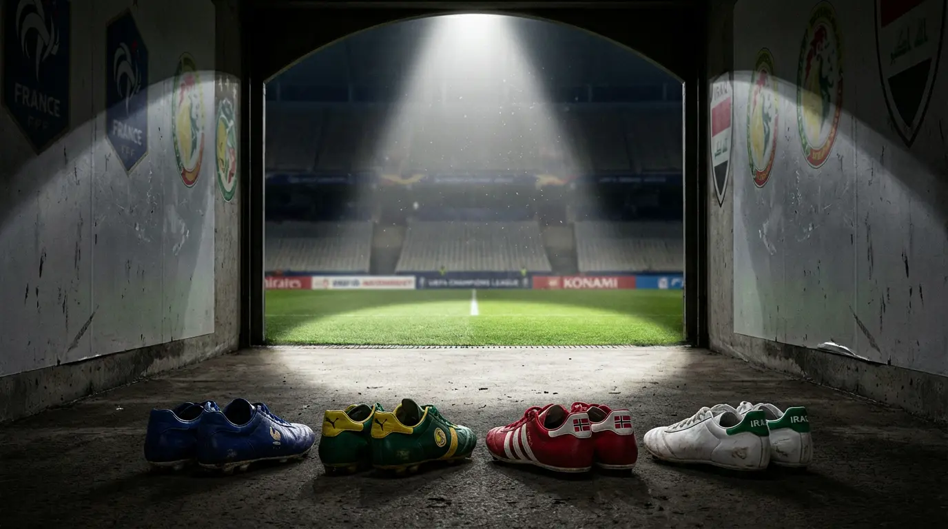 WM 2026 Grupp I mat Frankräich, Senegal, Norwegen an Irak